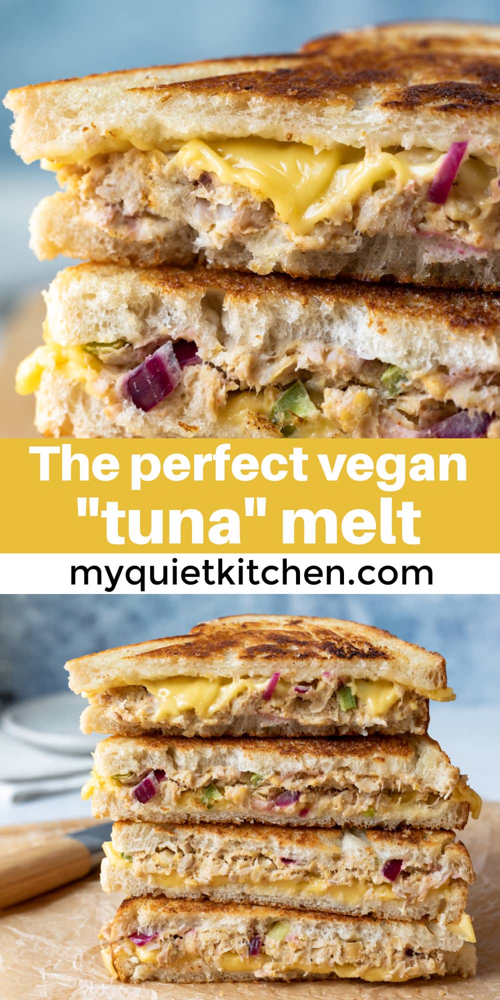 The Perfect Vegan Tuna Melt My Quiet Kitchen
