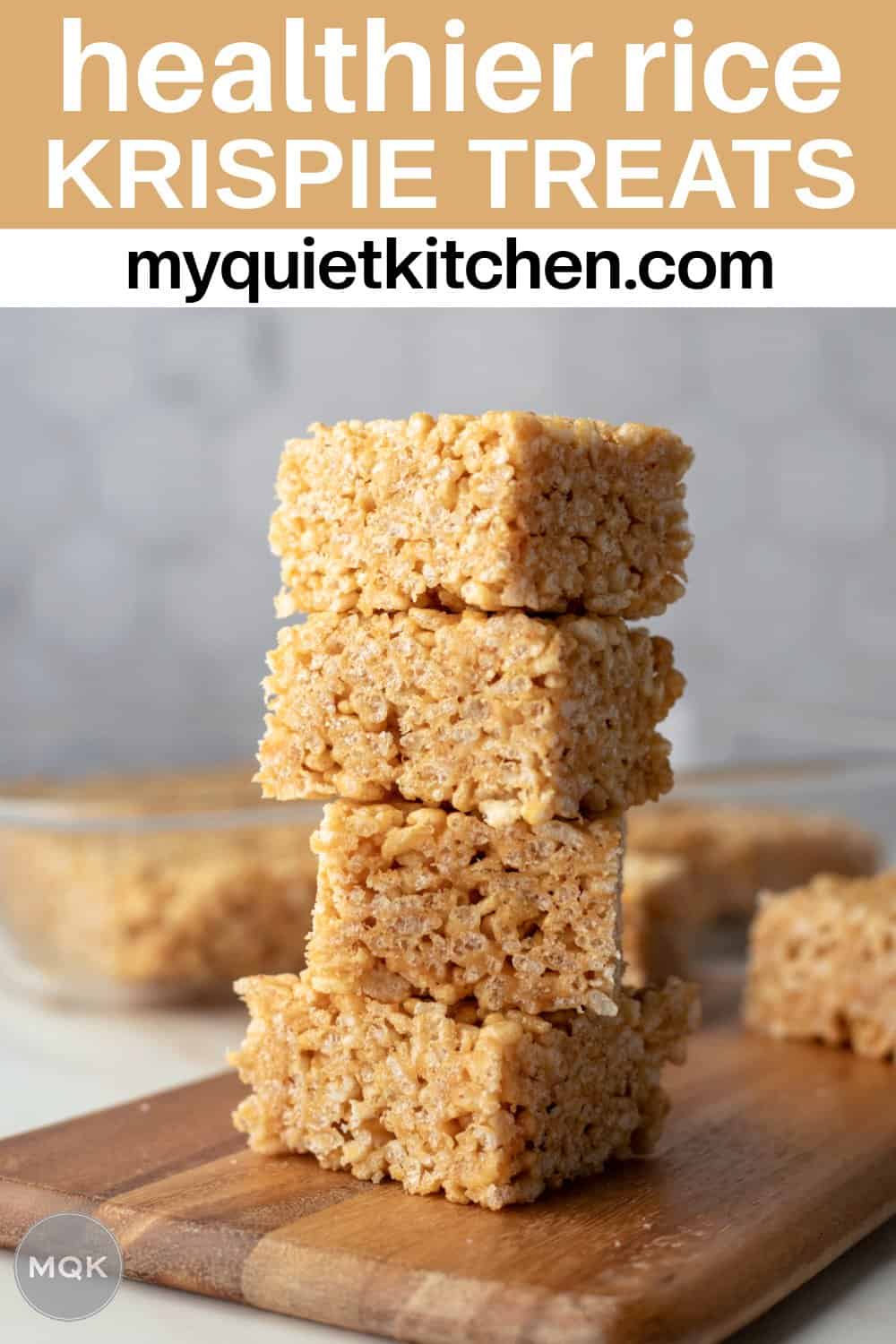 Healthy Vegan Rice Crispy Treats | My Quiet Kitchen