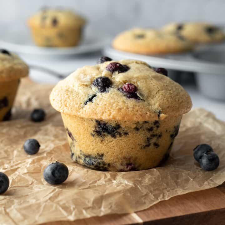 Vegan Blueberry Muffins (GlutenFree Option) My Quiet Kitchen