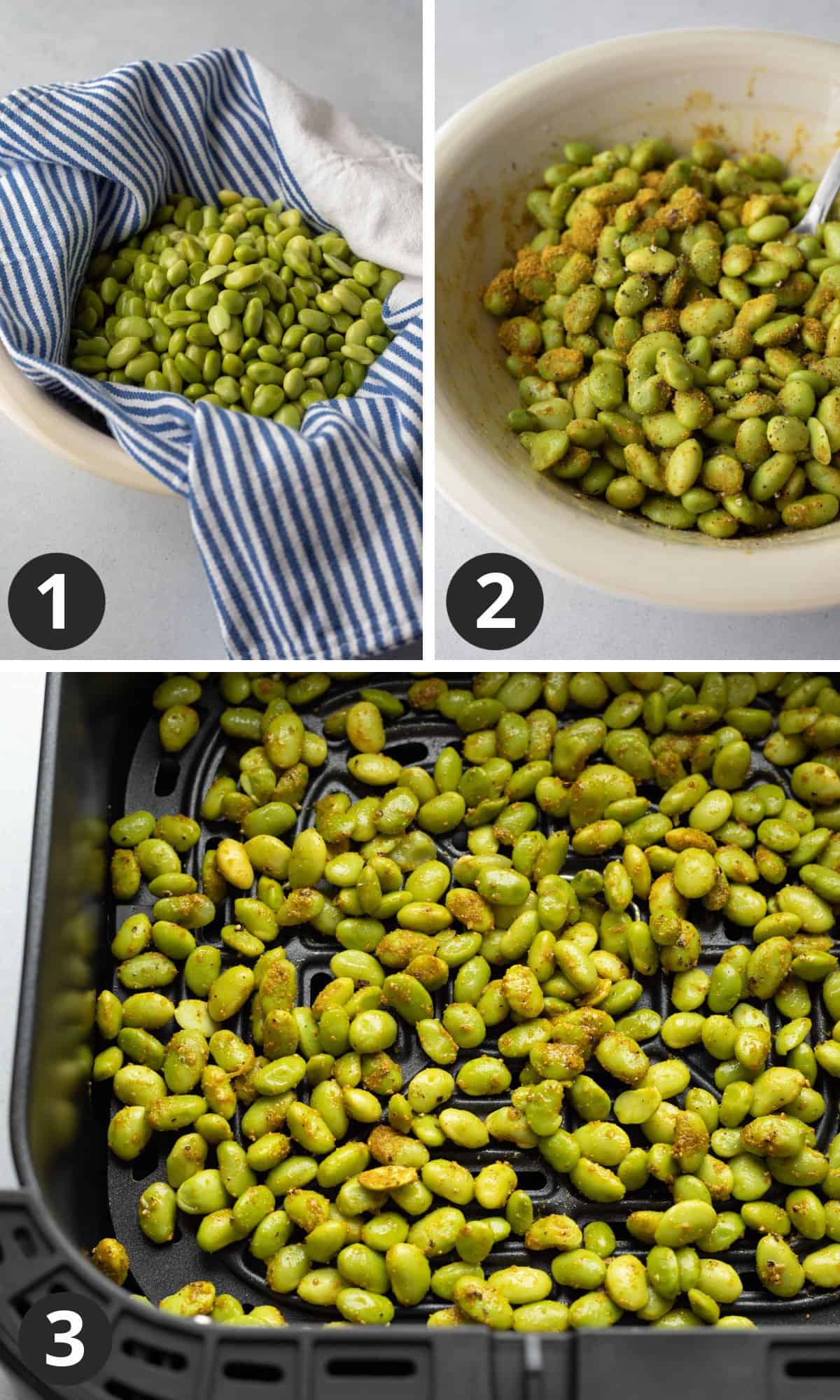 Air Fryer Edamame - My Quiet Kitchen