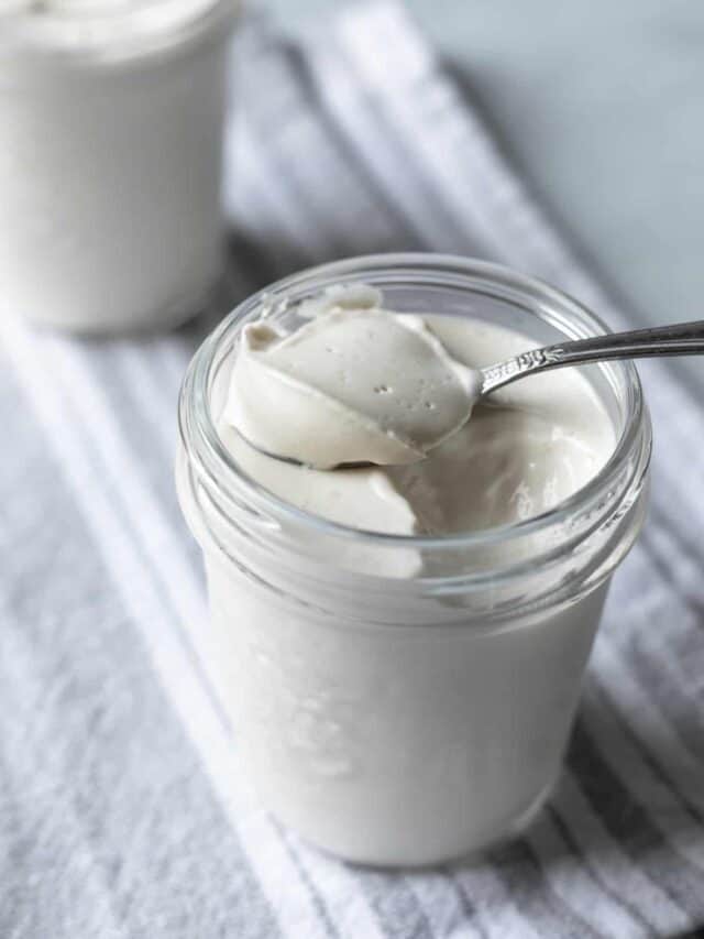 Homemade Almond Milk Yogurt