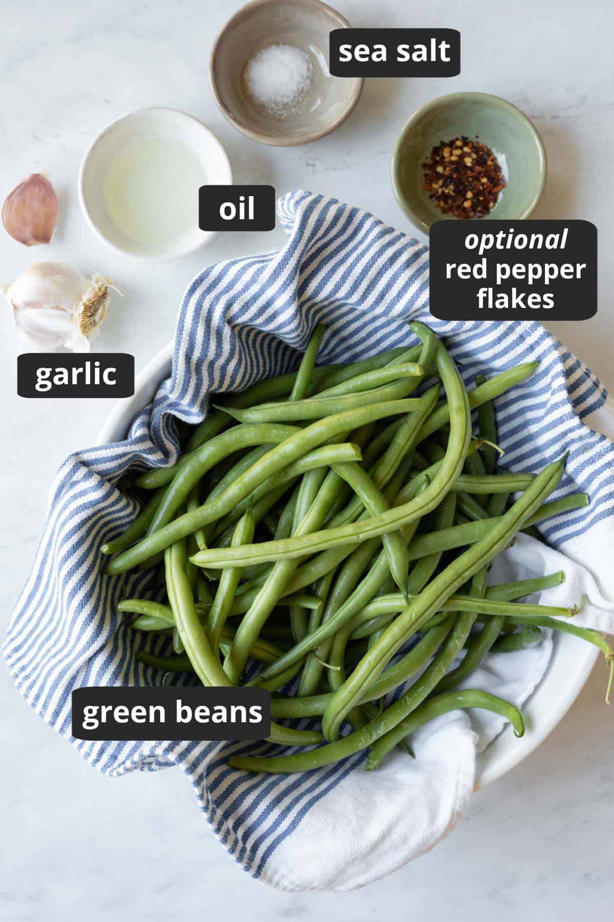 labeled photo of the 4 ingredients.