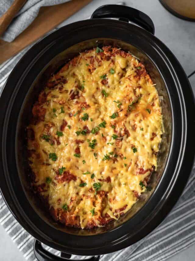 Amazing Vegan Crockpot Lasagna