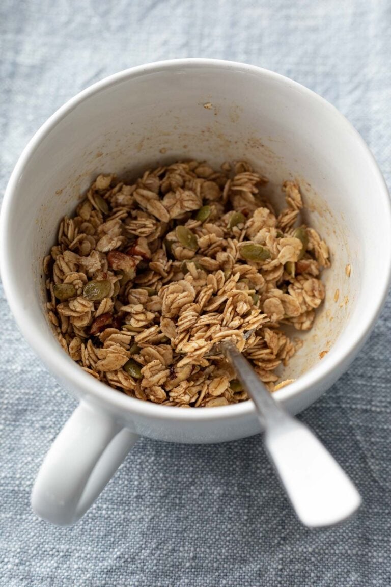 SingleServe Microwave Granola My Quiet Kitchen