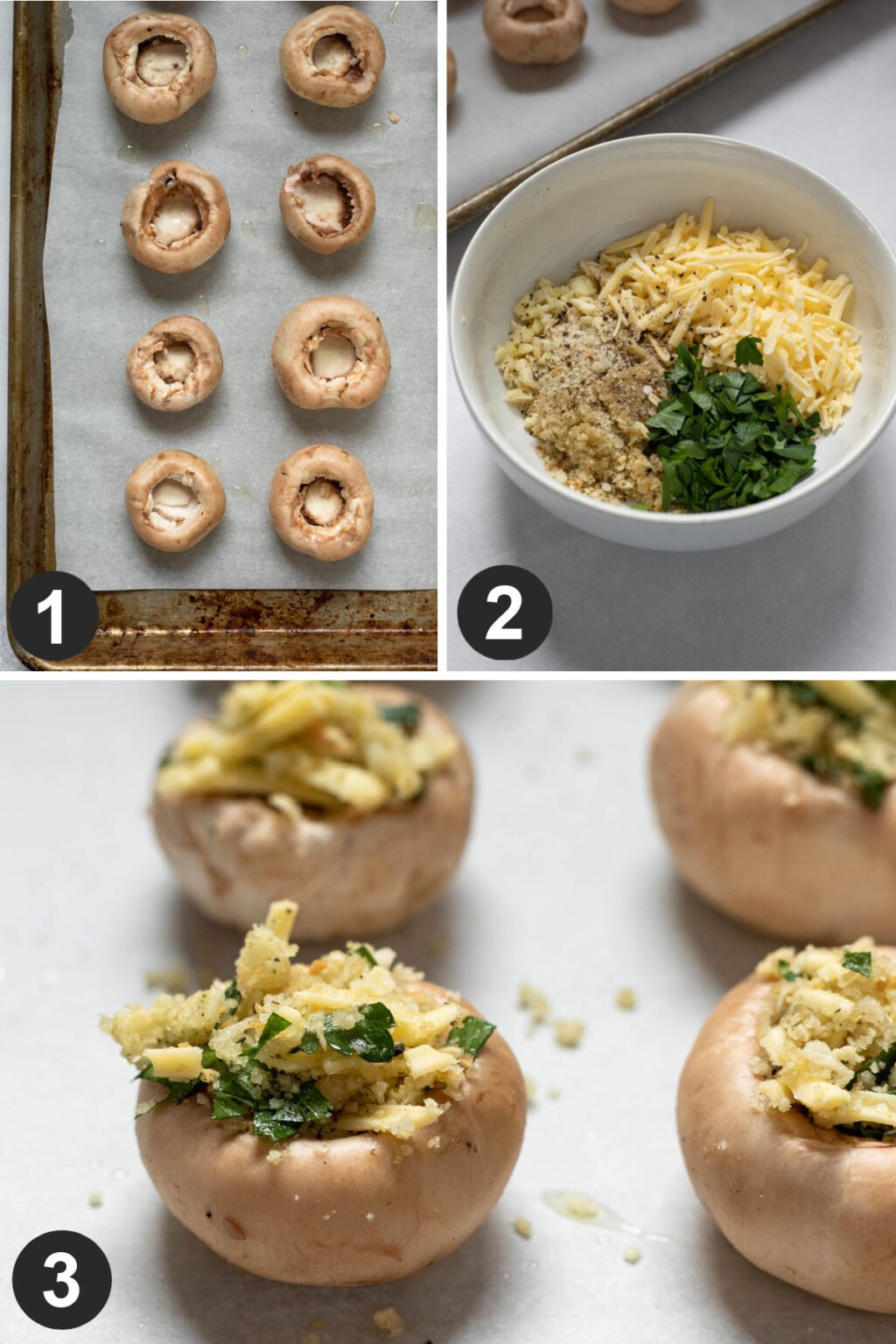 Easy Vegan Stuffed Mushrooms - My Quiet Kitchen