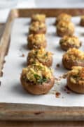 Easy Vegan Stuffed Mushrooms - My Quiet Kitchen