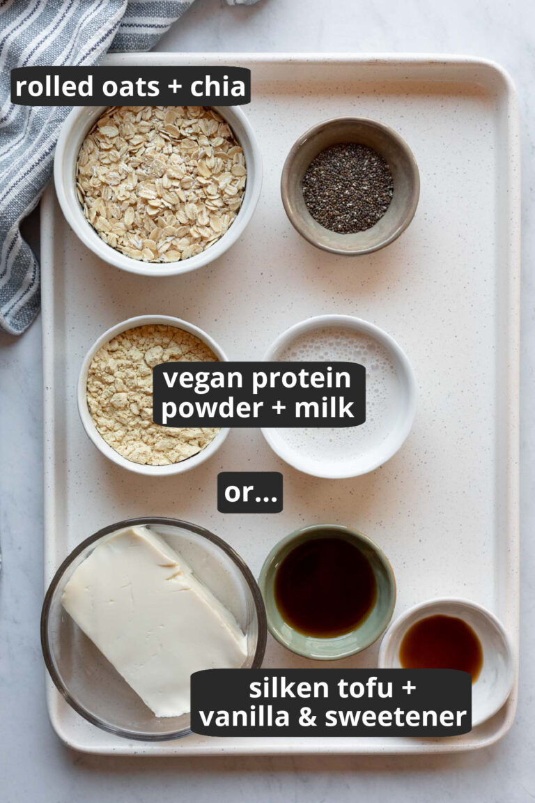 Protein Overnight Oats Two Ways (Vegan) My Quiet Kitchen