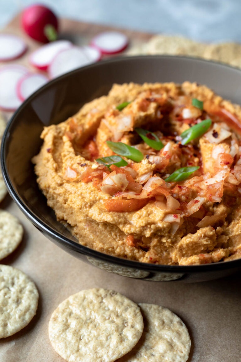 Kimchi Hummus (Without Tahini) My Quiet Kitchen
