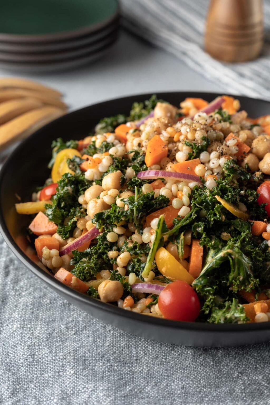 Couscous Kale Salad My Quiet Kitchen