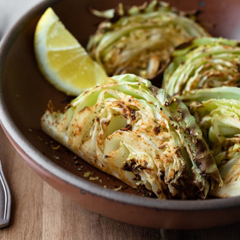 Air Fryer Cabbage - My Quiet Kitchen