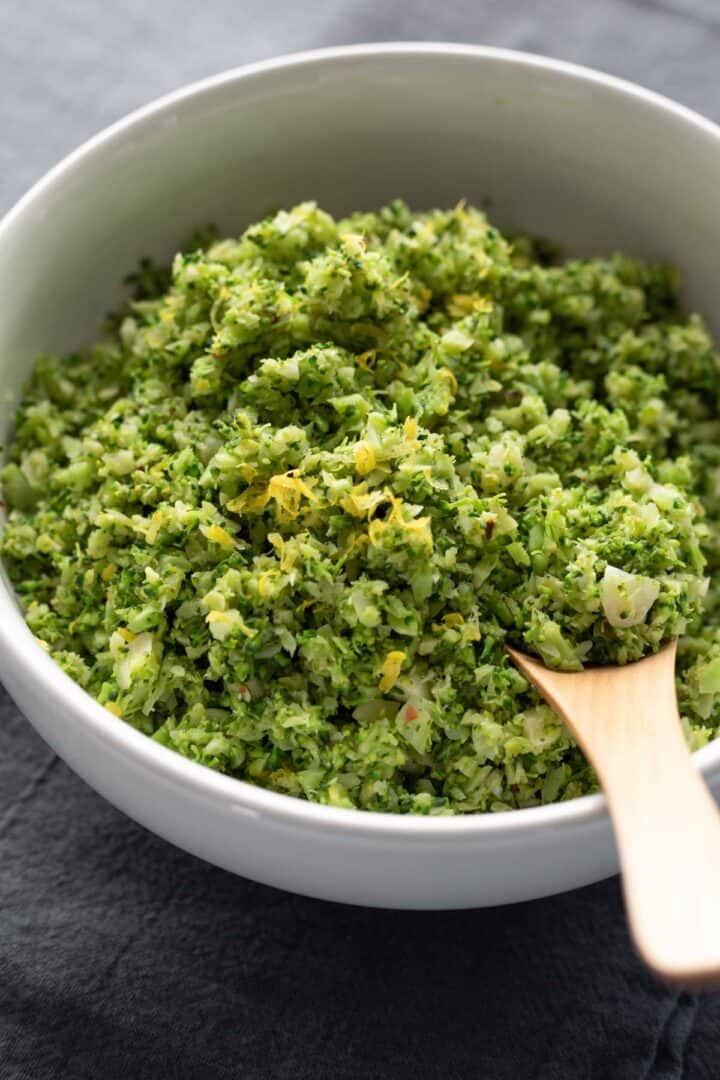 How to Make Riced Broccoli - My Quiet Kitchen