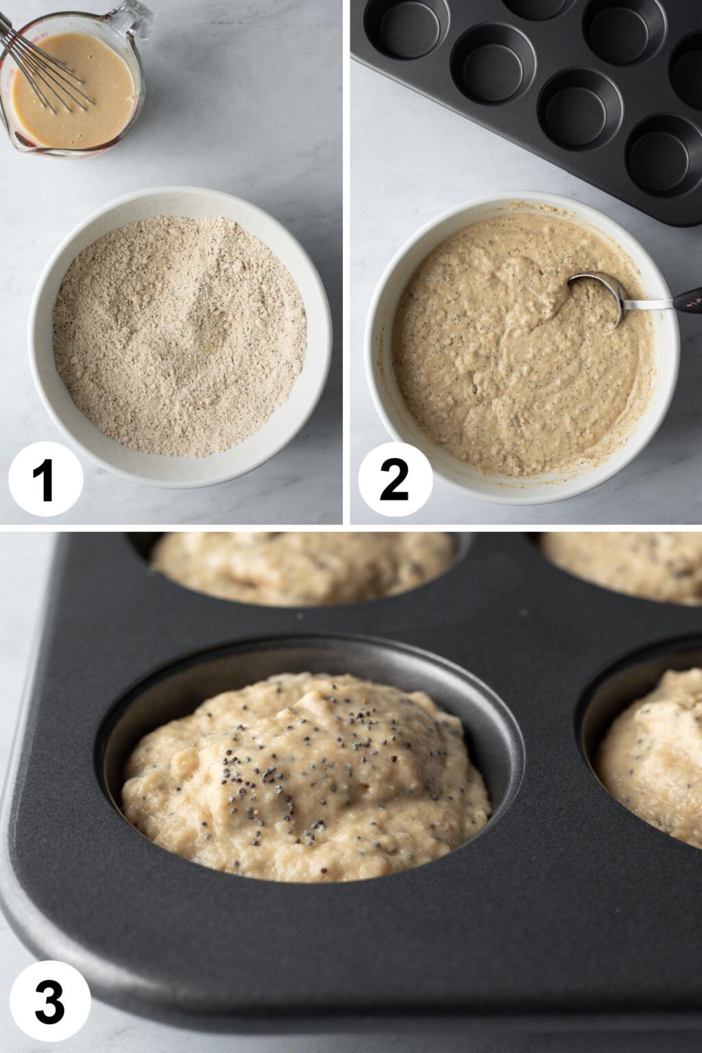 Vegan Lemon Poppy Seed Muffins - My Quiet Kitchen