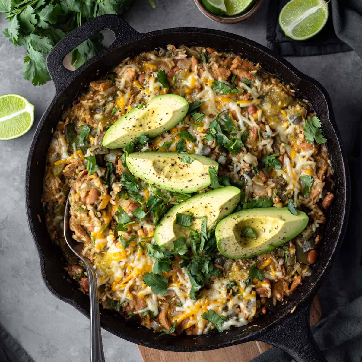 Vegan White Chicken Chili Casserole-image