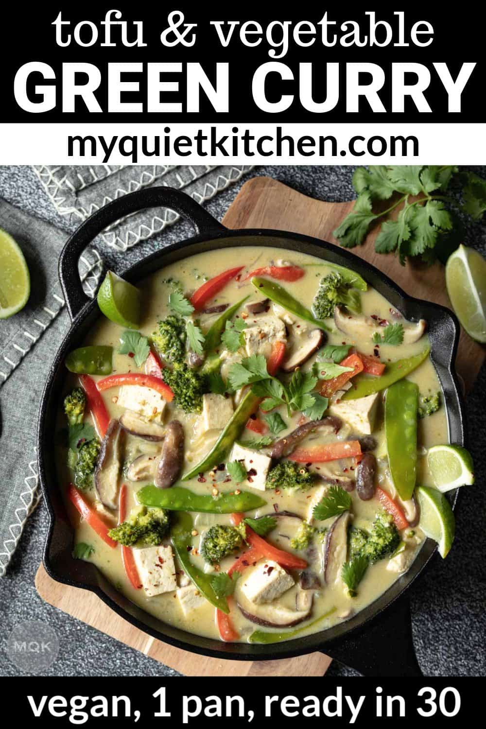 Green Curry Tofu With Vegetables My Quiet Kitchen