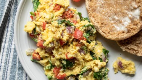 Cheesy Furikake Scrambled Eggs - Jeanelleats Food and Travel Blog