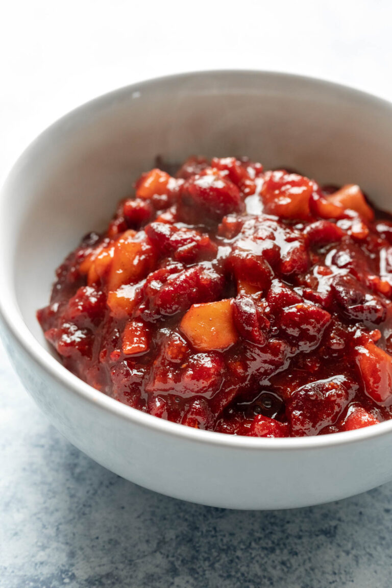 Apple Cranberry Compote - My Quiet Kitchen