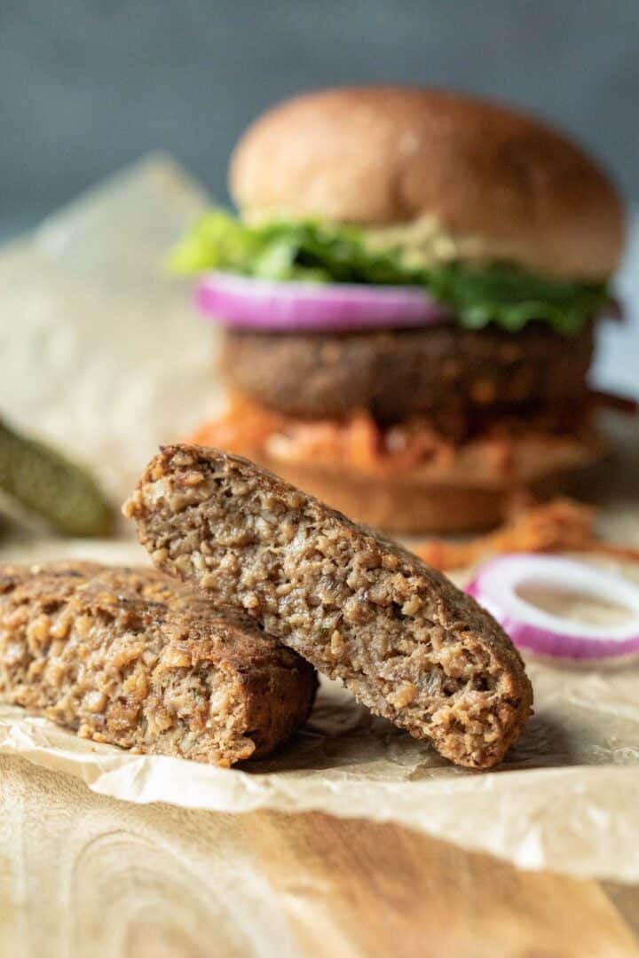 Air Fryer Veggie Burger (Homemade, SO Easy) My Quiet Kitchen