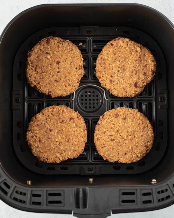 Air Fryer Veggie Burger (Homemade, SO Easy) My Quiet Kitchen