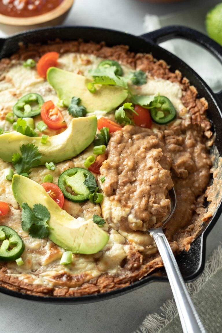 Vegan Refried Bean Dip - My Quiet Kitchen