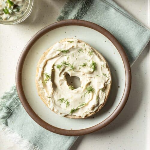 Vegan Cream Cheese With Oat Milk And Tofu (No Oil Or Nuts) - My Quiet ...