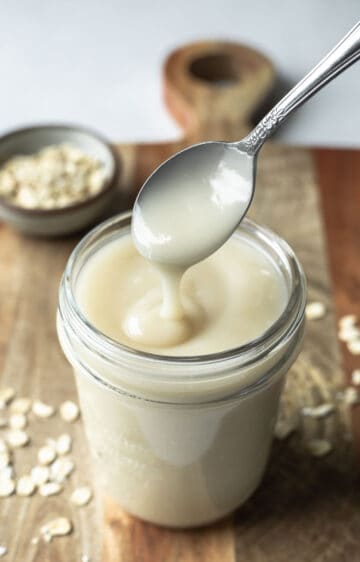 Sweetened Condensed Oat Milk - My Quiet Kitchen