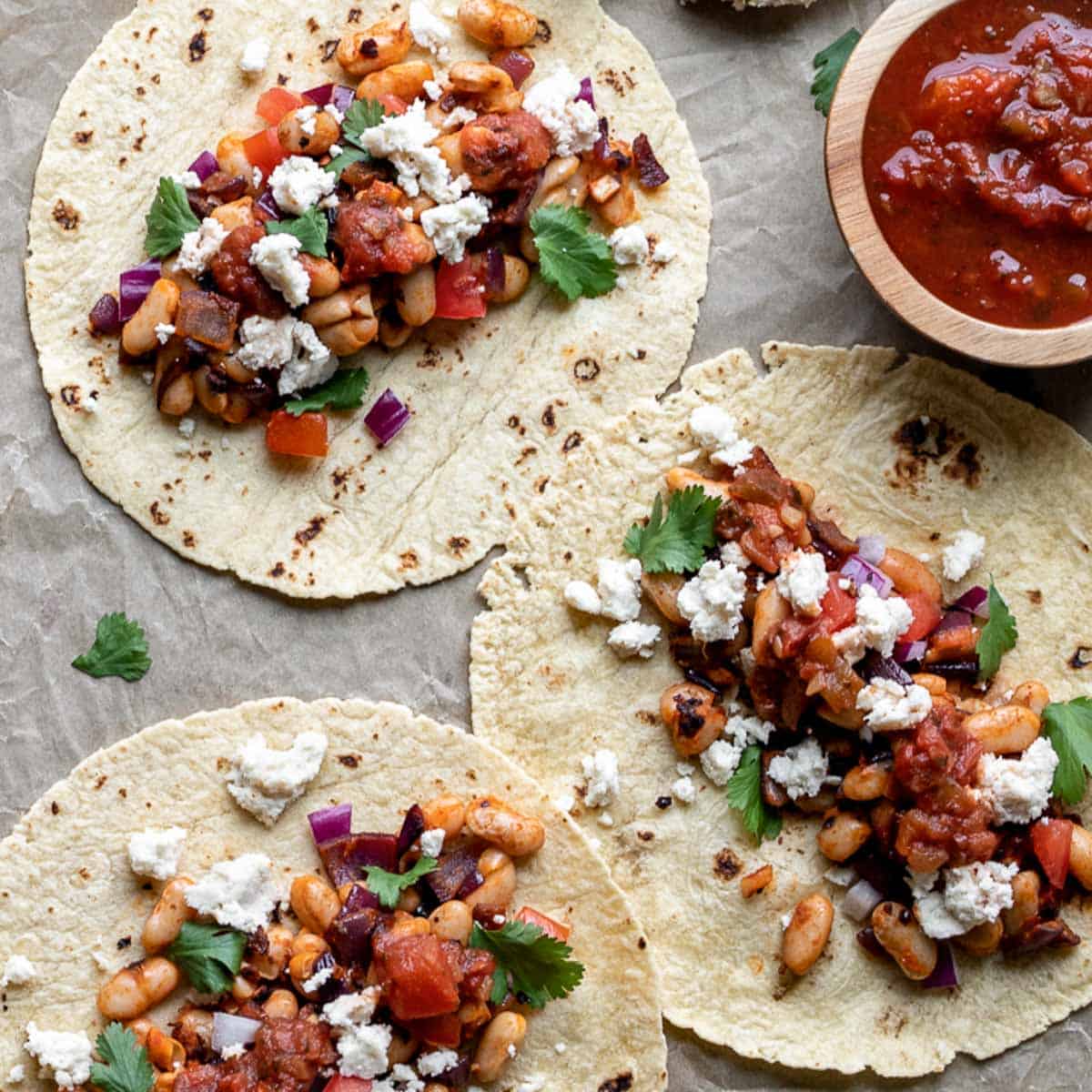 Chipotle White Bean Tacos-image