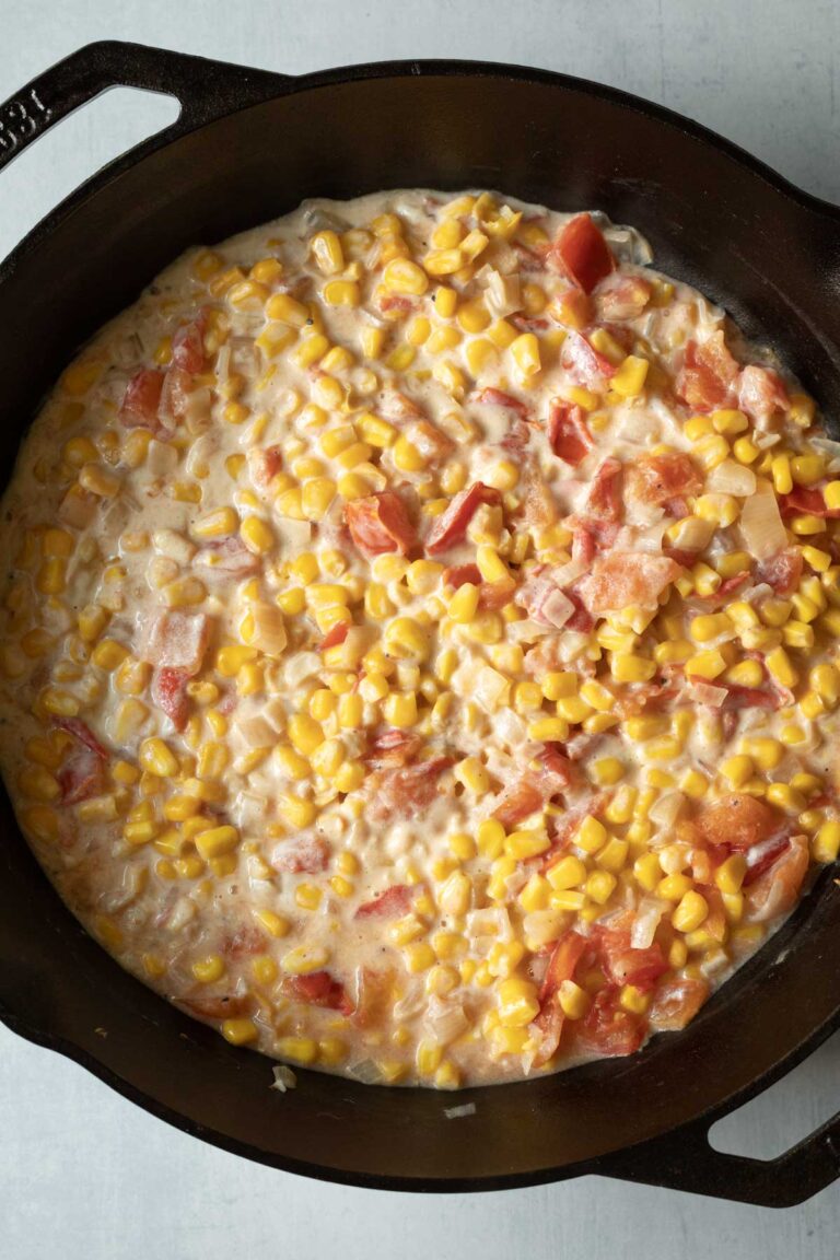 Pan-Fried Tofu With Corn, Tomato and Basil - My Quiet Kitchen