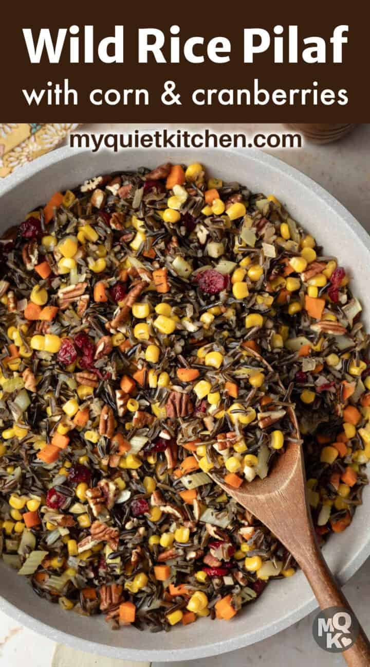 A photo of the dish with text overlay for saving on Pinterest.