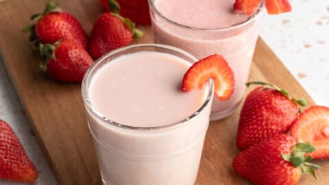 Vegan Strawberry Milk