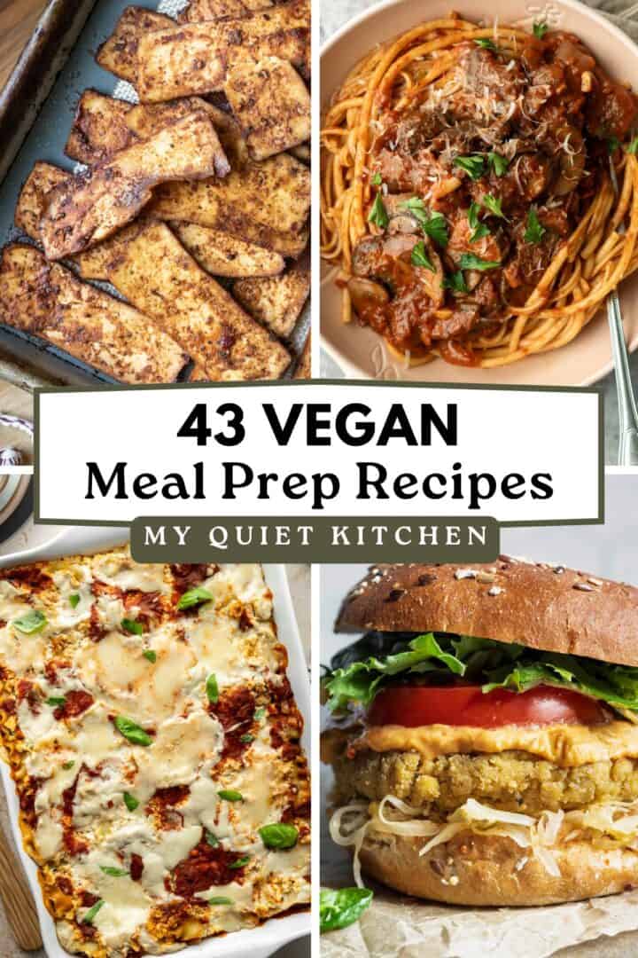 Pin to save vegan meal prep recipes and ideas on Pinterest.